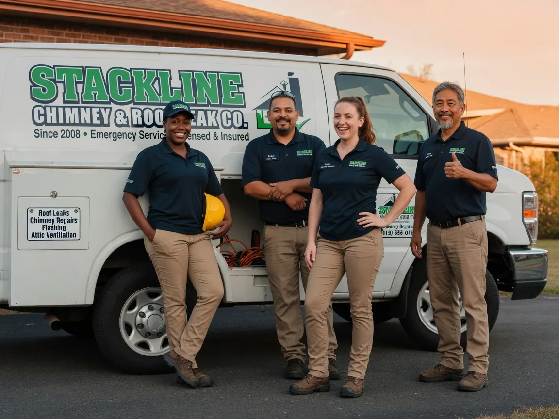 Chimney flashing repair company in Lampe, MO